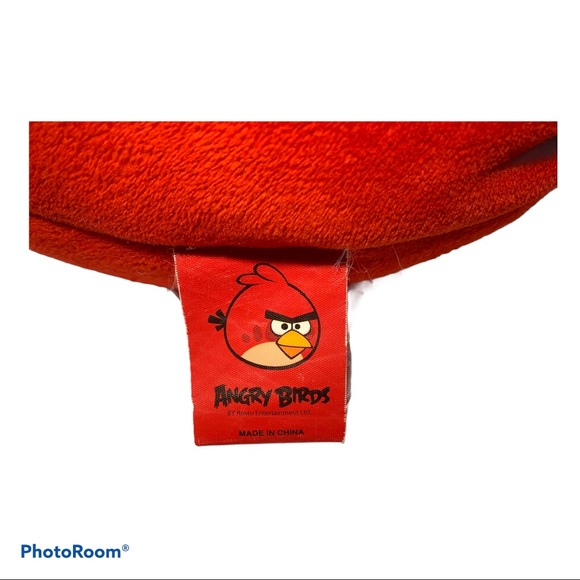 Angry Birds Red Lg 13”x 15” Stuffed Animal Pillow - Picture 3 of 3